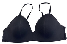 Adoreme Bra Women 38C Black Wireless Demi Padded Convertible Super Soft Plunge picture