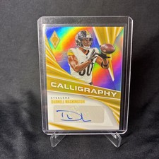 Panini 2024 Phoenix Calligraphy Darnell Washington Autograph Steelers #C-DAW picture
