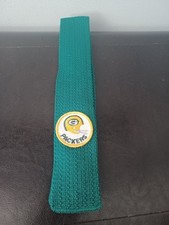 Vtg James Campion Green Bay Packers Skinny Knitted Tie - Dartmouth NH Football picture