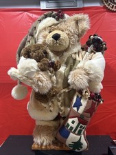Vintage Grandeur Noel Collectors Edition 31 inch Collectible Bear Decoration picture