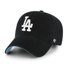 47 Los Angeles Dodgers Ballpark Clean Up Dad Hat Baseball Cap Black Blue picture