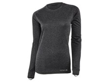 Carhartt Women's Force Midweight Wool Blend Top Black Heather XS New picture