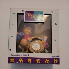 Vintage Disney Winnie the Pooh Piglet  Clock Best Friends Fantasma NIB UNTESTED picture