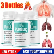 (3 Pack) PureLung advanced Lung Support Supplement Pure Lung 180 Capsules picture