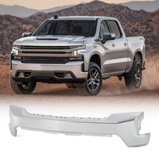 Front Bumper Face Bar Chrome Steel For 2019 2020 2021 2022 Chevy Silverado 1500 picture