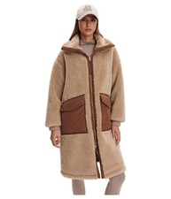 Varley Women's Theia Reversible Coat, Light Taupe/Cocoa Dust Size L picture