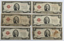 ✯1928 $2 Red Seal Bill Jefferson Dollars ☆Rare Certificate Two Old Note Money✯ picture