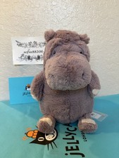 #9 AUTHENTIC❗️NWT Jellycat Myrtle Hippopotamus Hippo Safari Plush - RETIRED picture