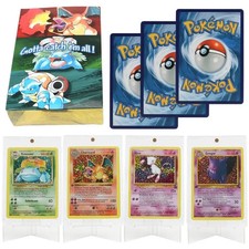 151Pcs/Box 1996 first generation Pokémon card rare Charizard Pikachu Mewtwo Blas picture