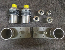 New 2 Endress+Hauser Prosonic Flow W Ultrasonic Sensors And Mounting Brackets picture