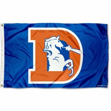 Denver Broncos Retro Vintage 3x5 Ft Flag Licensed Stock Closeout picture
