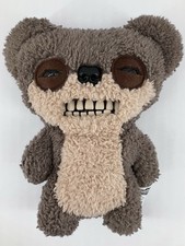 RARE Fuggler Funny Ugly Teddy Bear Nightmare 9” Nubby Brown Plush HTF picture
