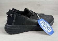 Hey Dude Sirocco Perf Mesh Shoes Sneaker Black Lightweight Mens 10 NWT picture