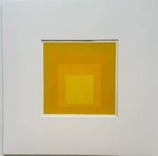 Josef Albers Homage to the Square Original Screenprint 1967 picture