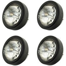 Qty 4: 12V Sealed Beam Headlight Fits Allis Chalmers Replaces 267185 picture