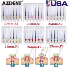 AZDENT Dental Endo Rotary Files X-Pro Gold Taper SX-F3 NITI Root Canal Files picture