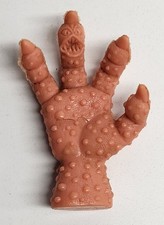 Vtg 1980s Mattel M.U.S.C.L.E. Men #153 The Claw Flesh Figure Sneagator Hand picture