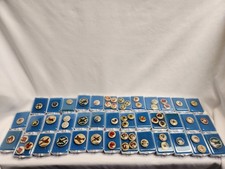 Collection of Rare Vtg 1940s Pep Kelloggs cartoon Premium button/pins 58 total picture