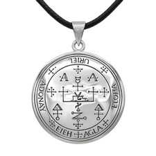 Archangel Uriel Sigil Talisman - .925 Sterling Silver Amulet Angel Jewelry picture