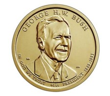 2020-D GEORGE H.W. BUSH PRESIDENTIAL DOLLAR COIN picture