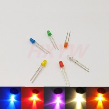 3mm 5mm 8mm 10mm Round LED Diode RGB Lights Emitting White Blue Red Yellow Green picture
