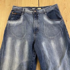 Vintage Y2K SouthPole Jeans Mens Sz 36 Streetwear Blue Denim picture