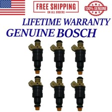 OEM 6X BOSCH Fuel Injectors Fits 1986-1987 BMW 325 2.7L I6 #0280150126 picture