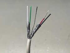 25 FT BELDEN 8723 EQUIVALENT 2 PAIR (4 CORE) SHIELDED COMMUNICATIONS CABLE picture