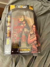 Britt baker signed and inscribed AEW unrivaled figure jsa picture