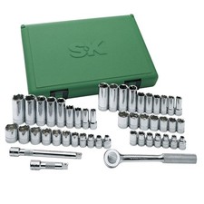 SK PROFESSIONAL TOOLS 94549 Skt Wrch St, Chrm, 6Pt, 1/4 - 7/8 in 12D203 picture