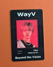 TEN WayV NCT 127  Beyond The Vision photo card 2020 Beyond Live Hard Plastic picture