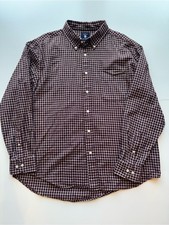 Ivy Crew 90s Vintage 100% Cotton Men’s Brown Plaid Flannel XL picture