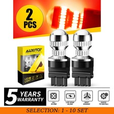 2-20X AUXITO 3157 Red Lamp LED Brake Tail Light Bulb Error Free 4014SMD 54H 12V picture
