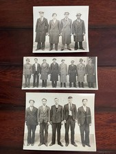 (3) ORIG. 1920's MUGSHOTS OF CAPONE MAFIA IN CHICAGO - CAN YOU NAME ANY OF THEM? picture