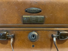 Vintage Samsonite Shwayder Bros 1950's Luggage 21” Brown Suitcase (MEP) - No Key picture