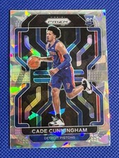 2021-22 Panini Prizm CADE CUNNINGHAM #282 Rookie Cracked Ice Detroit Pistons 🔥 picture