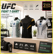 Men's UFC Boxing Fight T-Shirt Summer Casual Quick Dry Breathable & Fashionable picture