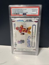 2023 Flawless Collegiate Caleb Williams Auto  /25 PSA 10 SSP picture