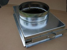 Return air filter plenum, 12x20 with end cap, and round 10