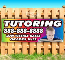 TUTORING Advertising Vinyl Banner Flag Sign 15