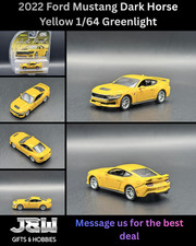 Greenlight 2024 Ford Mustang Dark Horse Yellow 68080 E 1/64 picture