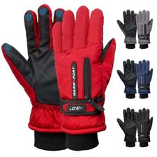Waterproof Ski Snow Gloves Men Women Winter Thermal Windproof TouchScreen Warm picture