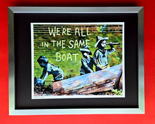 ALEXANDER DULAC | IN THE SAME BOAT Hand Signed Authentic Print Ed of 10 | COA picture