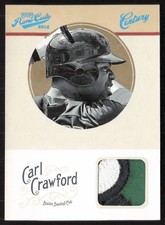Carl Crawford 2012 Playoff Prime Cuts Century Platinum Patch /10 #12 picture
