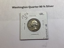 1952 D Washington Uncirculated Silver Quarter from Denver Mint 100525 16i picture