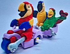NIP-Jimmy Buffet's Margaritaville Parrot Rickshaw Wind up Toy-Idea Factory RARE picture
