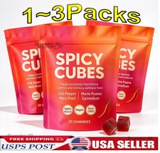 Spicy Cubes Hot Peach Gummies With Chili Pepper, Maca Root And Muira Puama Gummy picture