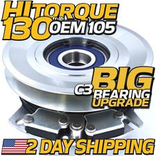 HiTorq 130ftlb (OEM 105) BIGBearing Billet Pulley PTO Clutch for Warner 5219-161 picture
