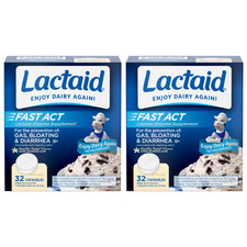 Lactaid Fast Act Lactose Relief Chewables Vanilla 2 Packs 32 x 1 Count picture