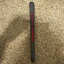 Scotty Cameron Rubber Golf Club Grip - Black/Red with Scotty Cameron Text picture